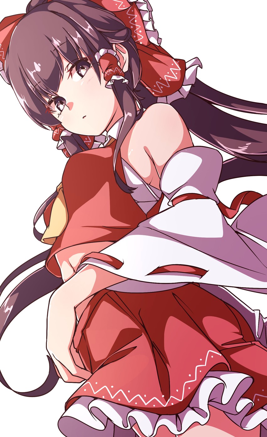 hakurei reimu (touhou) drawn by gokuu_(acoloredpencil)