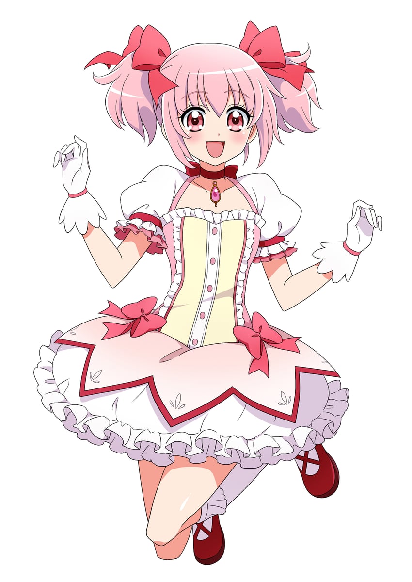 kaname madoka (mahou shoujo madoka magica and 2 more) drawn by kagami_chihiro