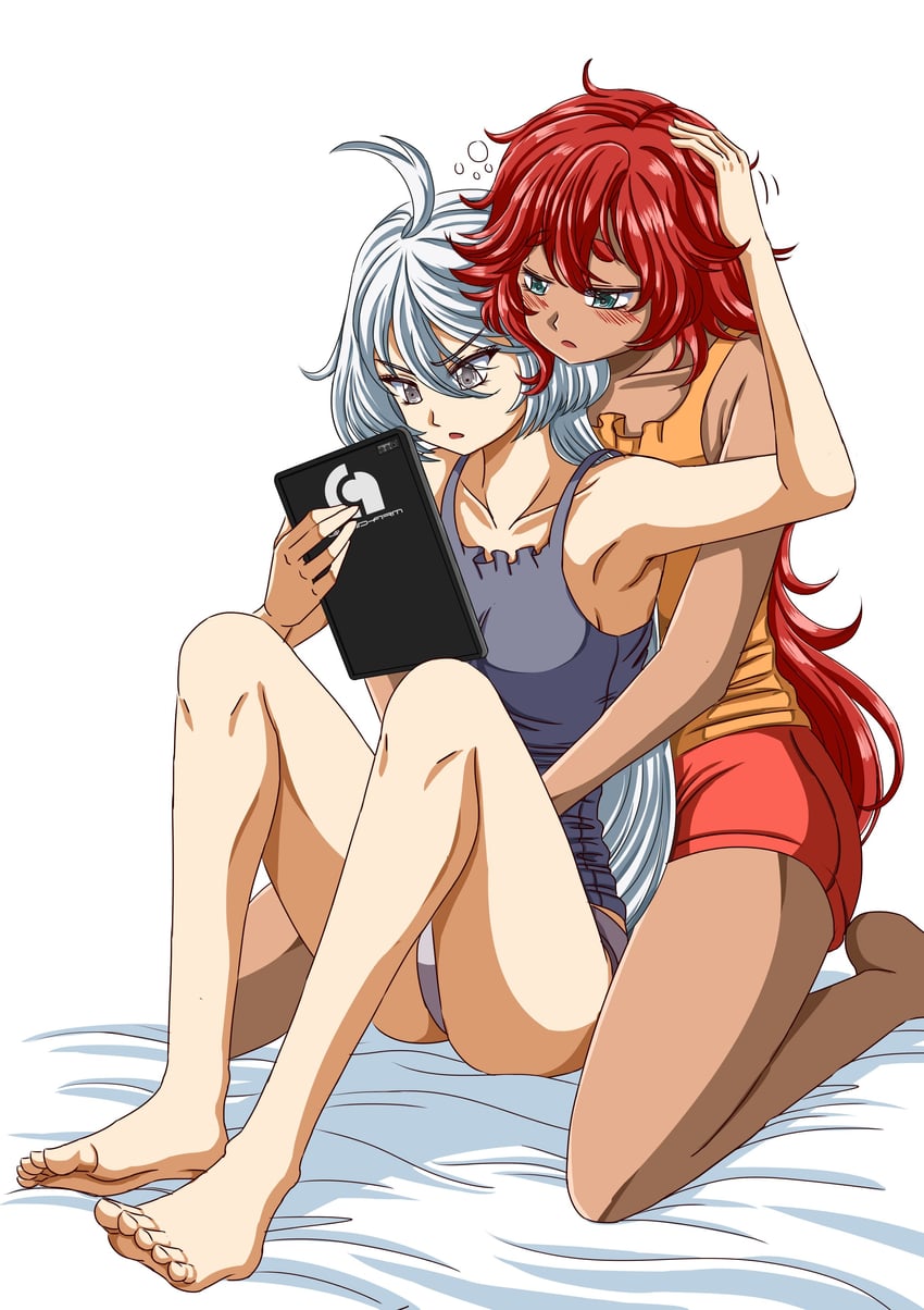suletta mercury and miorine rembran (gundam and 1 more) drawn by k-nashi