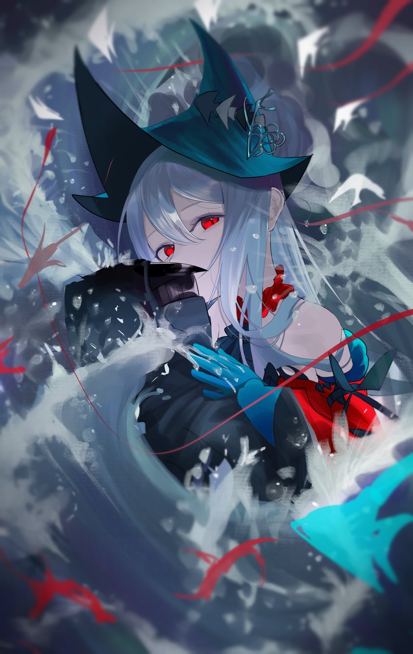 doctor, skadi, and skadi the corrupting heart (arknights) drawn by cherrymaru