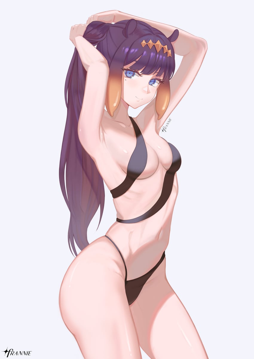 ninomae ina'nis (hololive and 1 more) drawn by franniexo