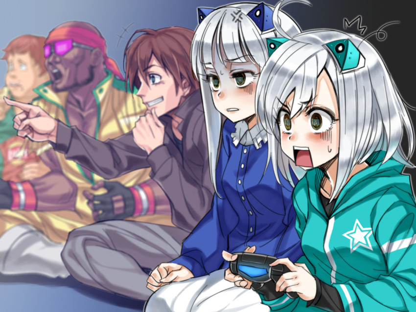 fiona nono, estina nono, roy becket, hugo himmel, and daniel o'brien (astebreed) drawn by k6