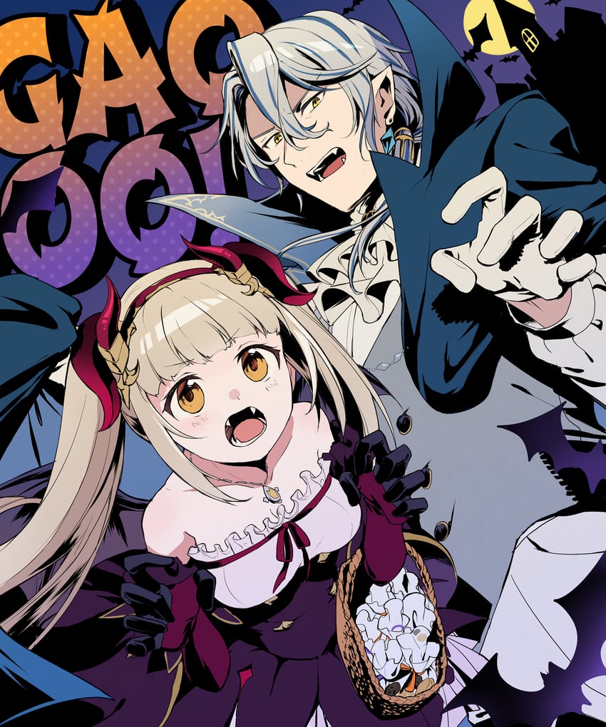 loussier ellerensia and ashley dina (shironeko project) drawn by 770_(mo70ot)