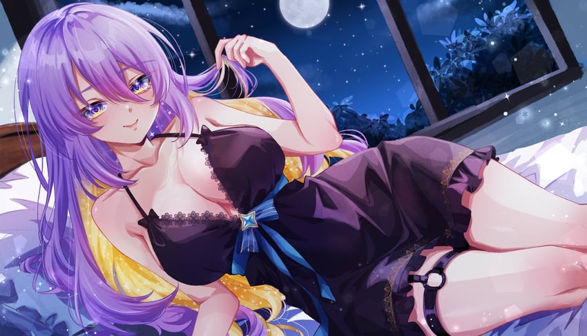 moona hoshinova (hololive and 1 more) drawn by will_kyuu09