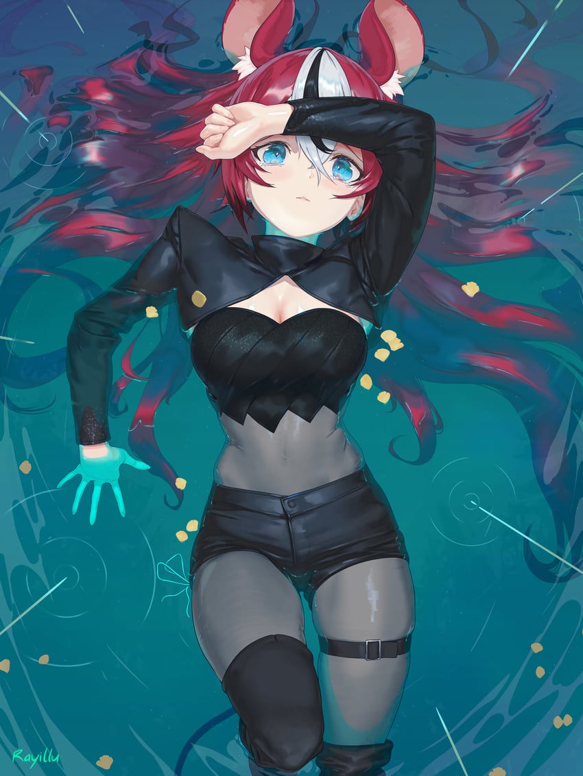 hakos baelz and blackberry baelz (hololive and 1 more) drawn by rayillu