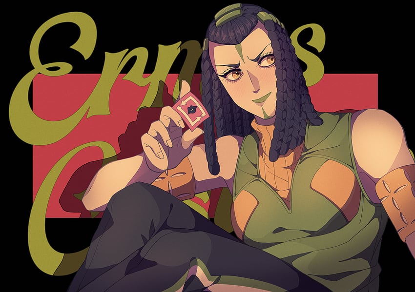ermes costello (jojo no kimyou na bouken and 1 more) drawn by siniy