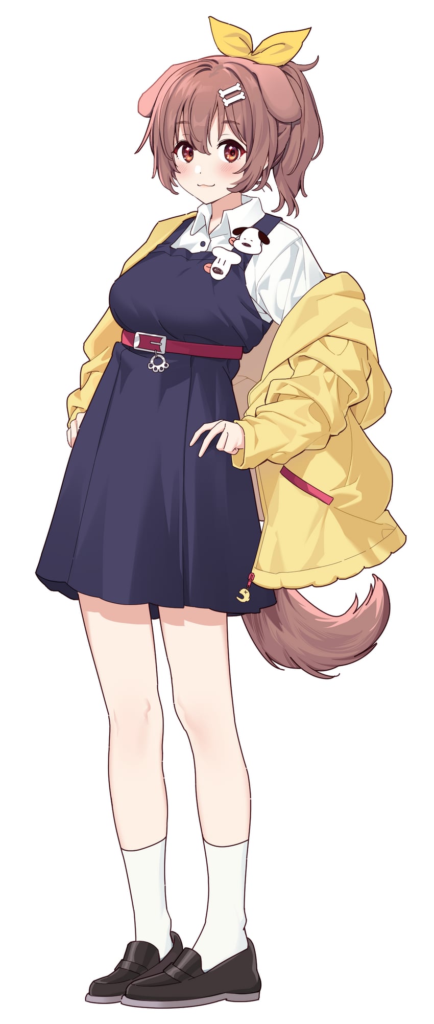 inugami korone, listener, hoso-inu, and futo-inu (hololive) drawn by 14_(vision5032)
