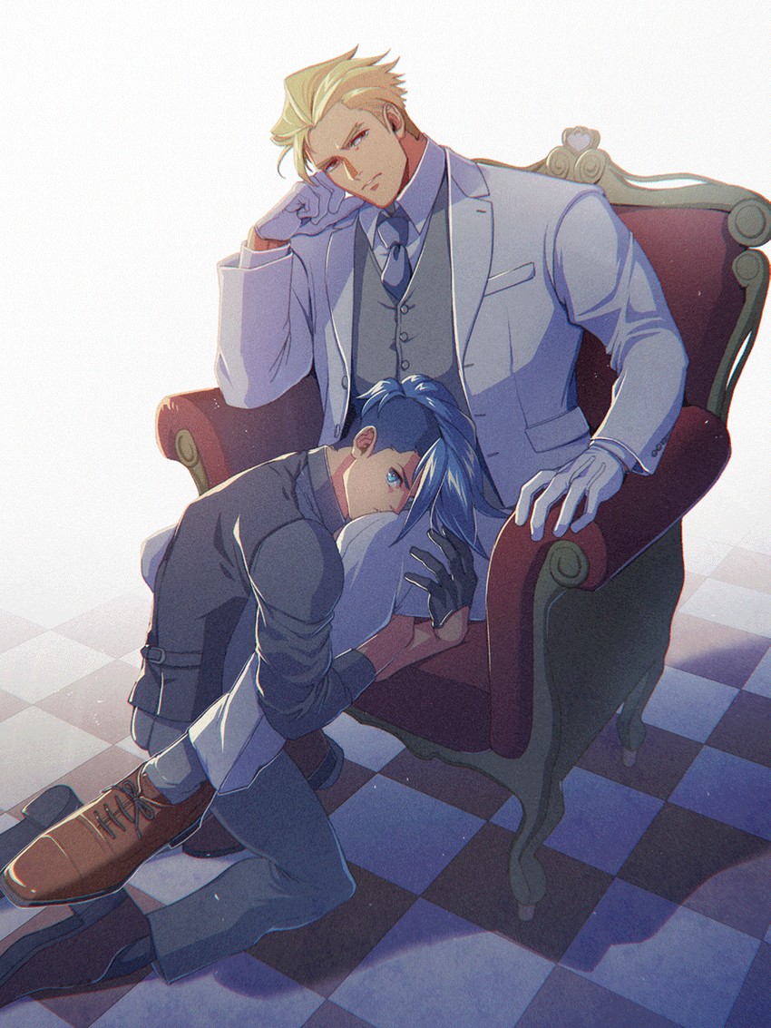 galo thymos and kray foresight (promare) drawn by d-red