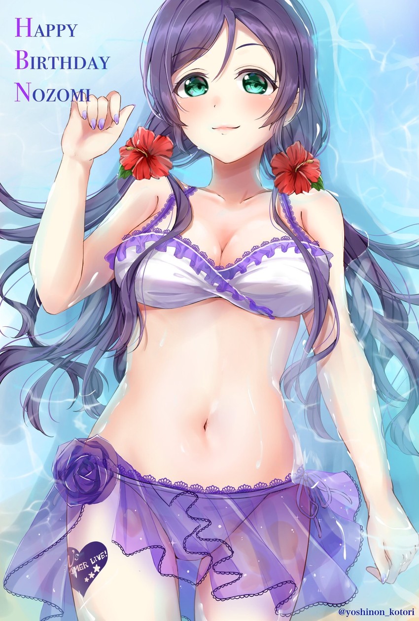 tojo nozomi (love live! and 1 more) drawn by yoshinone