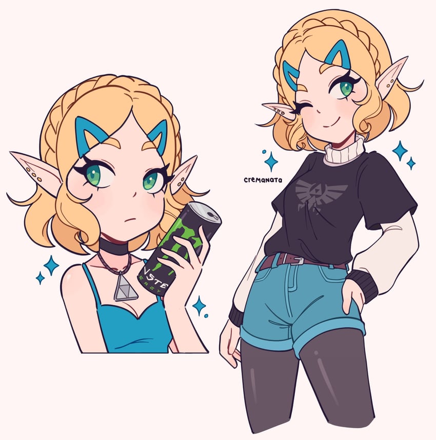 princess zelda (the legend of zelda and 1 more) drawn by cremanata