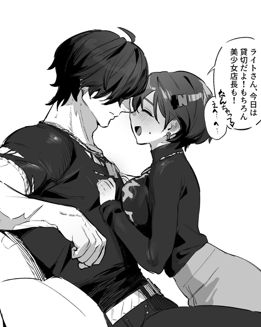 belle and lighter (zenless zone zero) drawn by yyyyy_kikiki