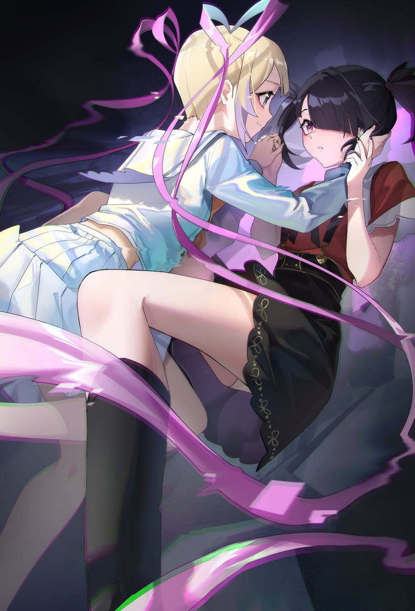 chouzetsusaikawa tenshi-chan and ame-chan (needy girl overdose) drawn by hokushuu