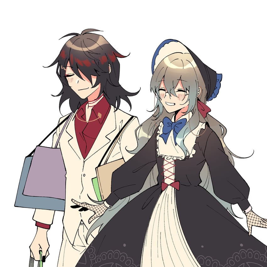 ike eveland and vox akuma (nijisanji and 1 more) drawn by ki_sushi_taiyou