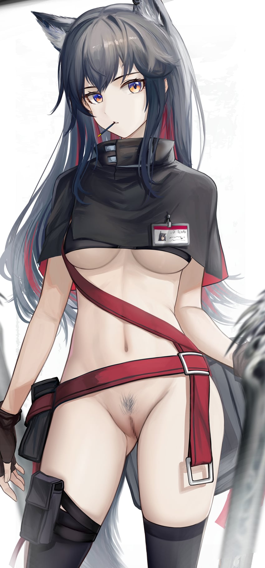 texas (arknights) drawn by nopetroto