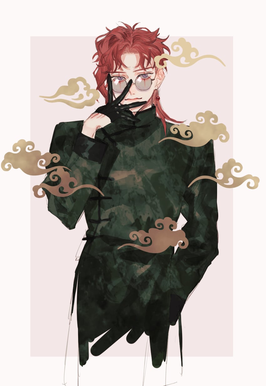kakyoin noriaki (jojo no kimyou na bouken and 1 more) drawn by tem_1231