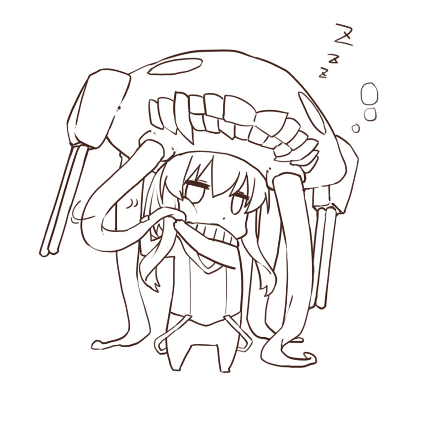 wo-class aircraft carrier (kantai collection) drawn by eiri_(eirri)