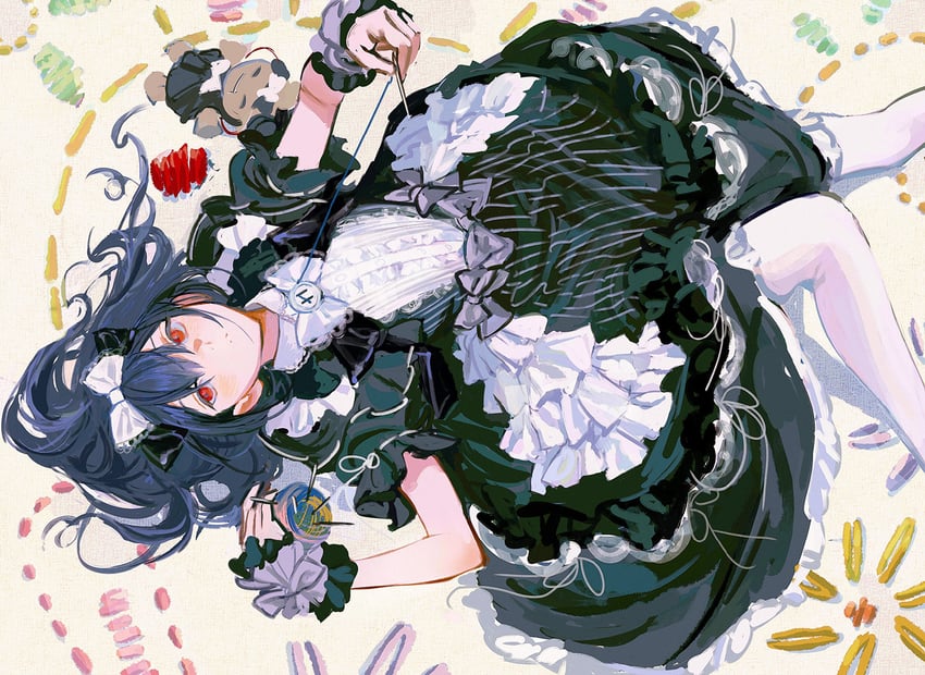 morino rinze (idolmaster and 1 more) drawn by huangdanlan