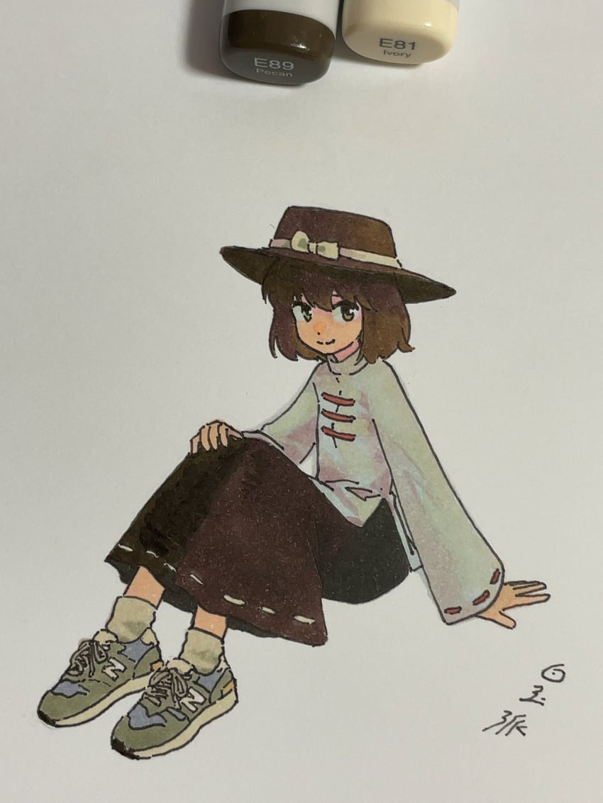 usami renko (touhou and 1 more) drawn by shiratama_(hockey)