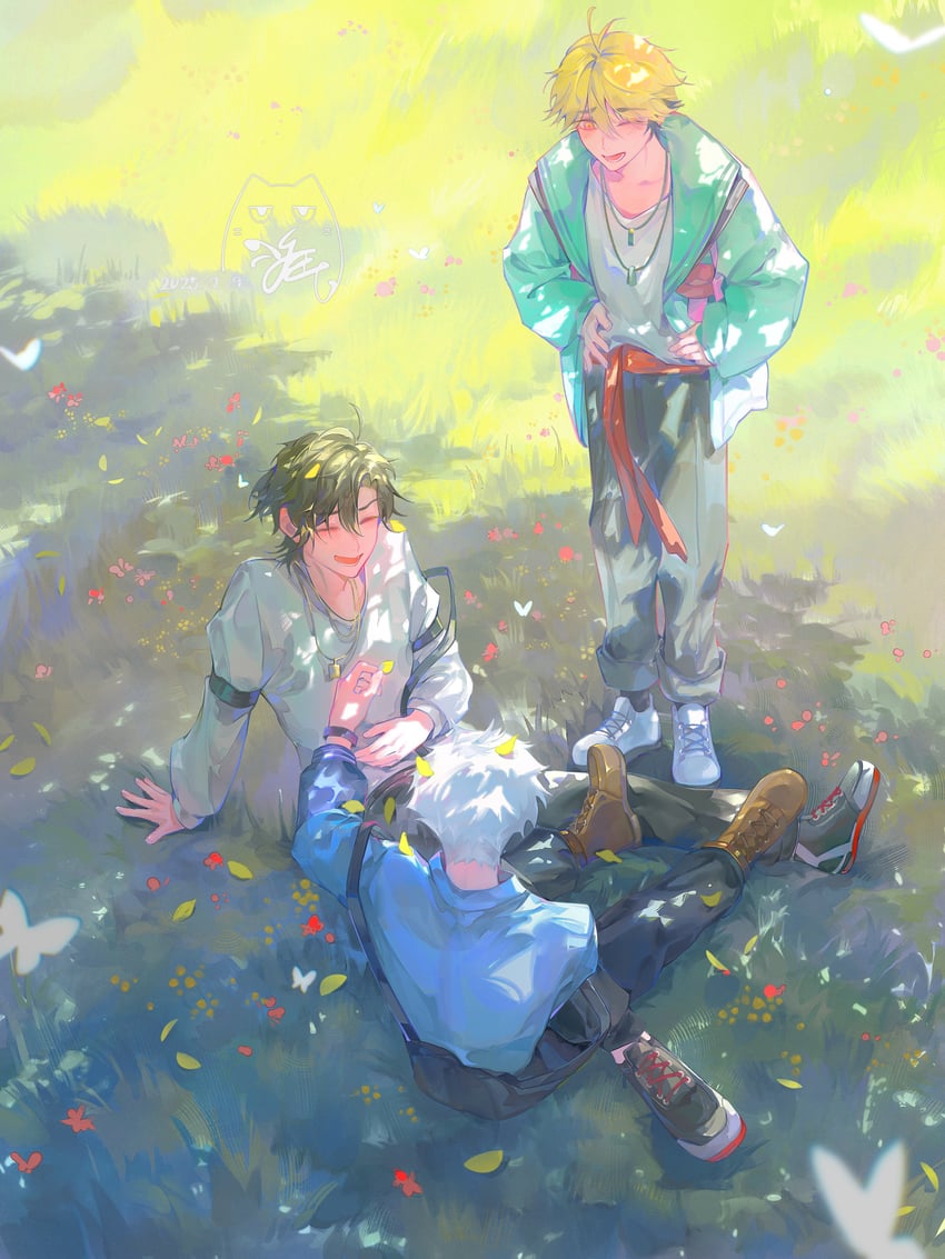 cheng xiaoshi, lu guang, and xia fei (shiguang dailiren) drawn by you_yeyou0904