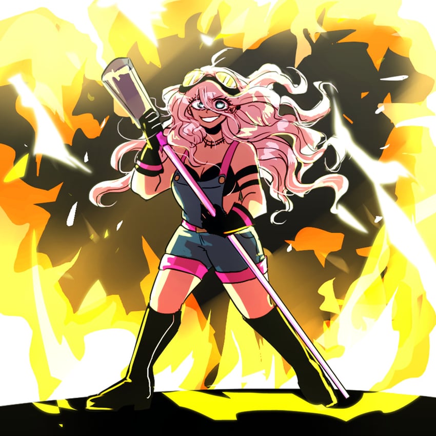 iruma miu (danganronpa and 1 more) drawn by ministarfruit