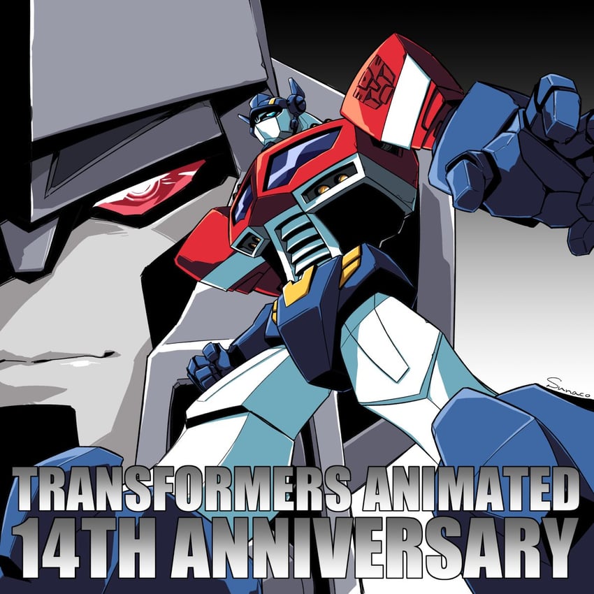 optimus prime and megatron (transformers and 2 more) drawn by mijinkotail029