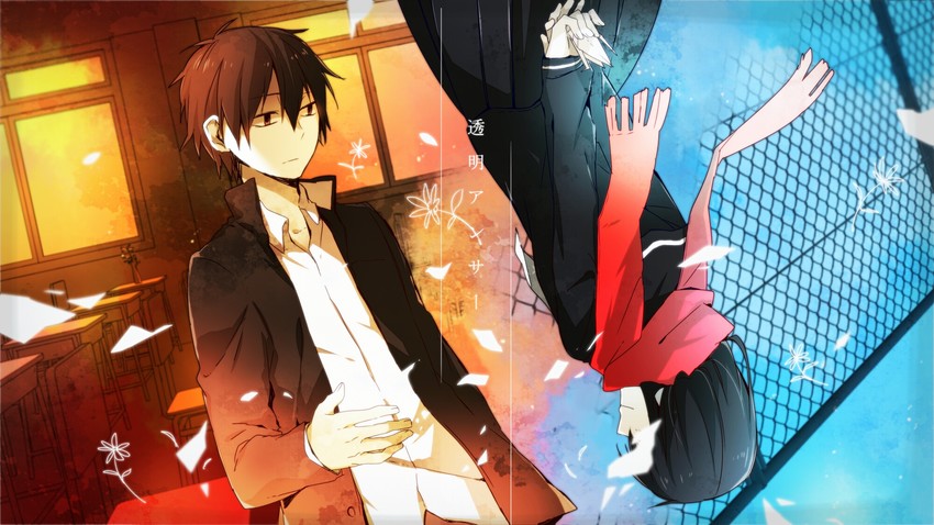 tateyama ayano and kisaragi shintarou (kagerou project and 1 more) drawn by asahimachi
