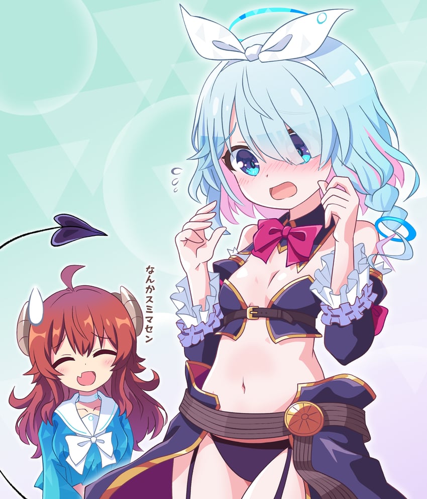arona, yoshida yuuko, and kohara konomi (blue archive and 1 more) drawn by n88_colpla