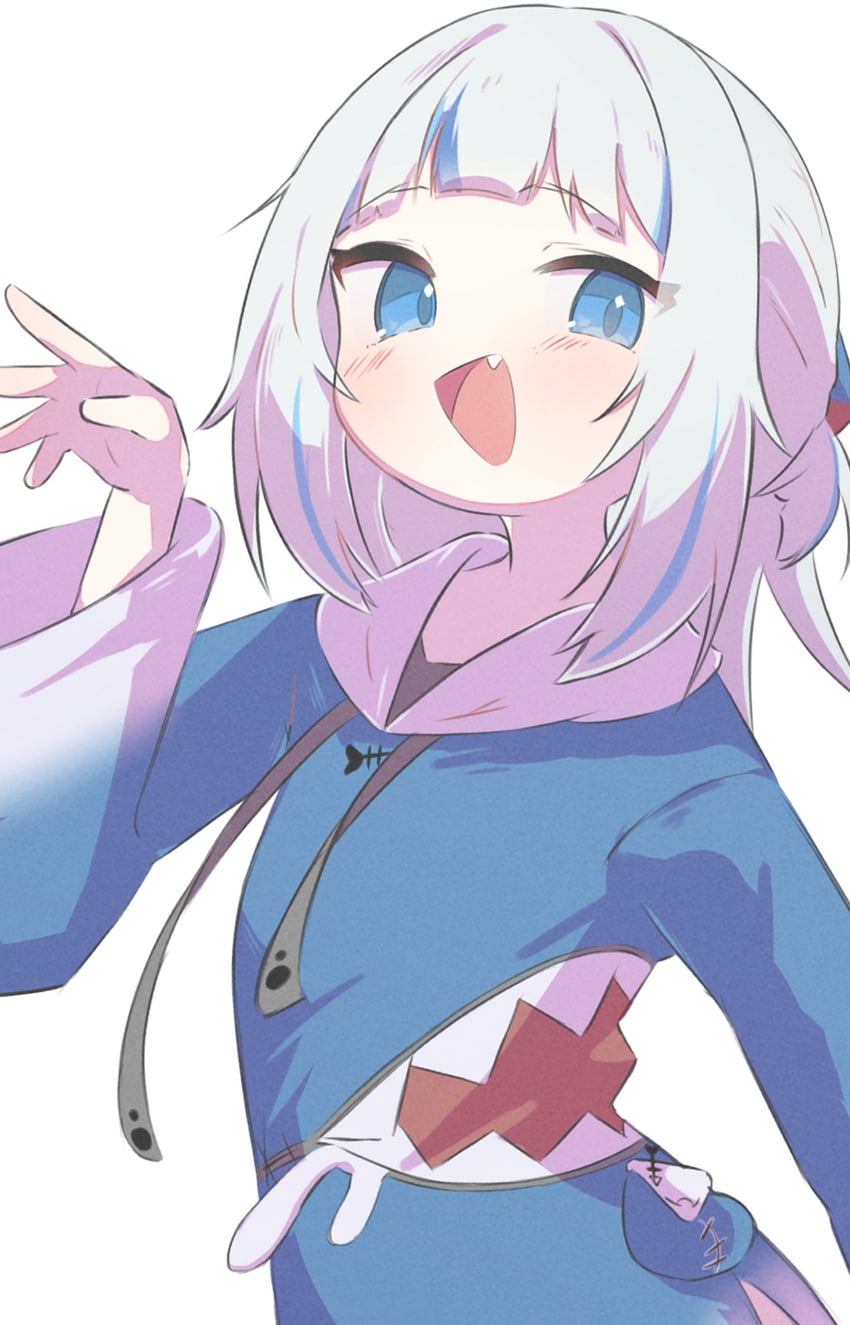 gawr gura (hololive and 1 more) drawn by inaririn