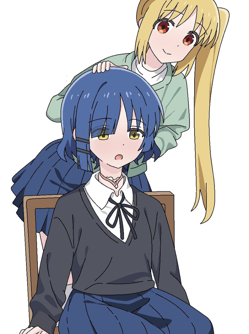 ijichi nijika and yamada ryo (bocchi the rock!) drawn by jbxpism
