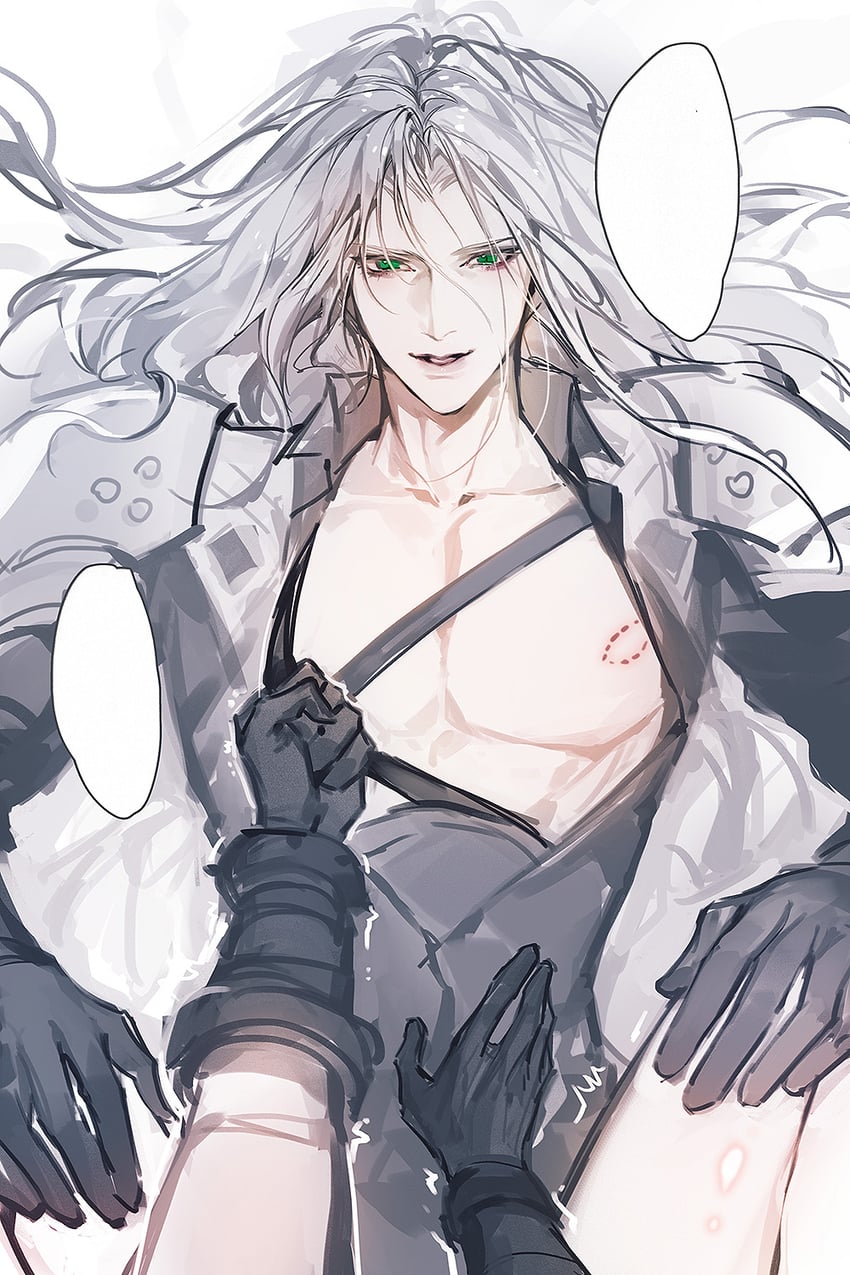 cloud strife and sephiroth (final fantasy and 1 more) drawn by tiandayu2022
