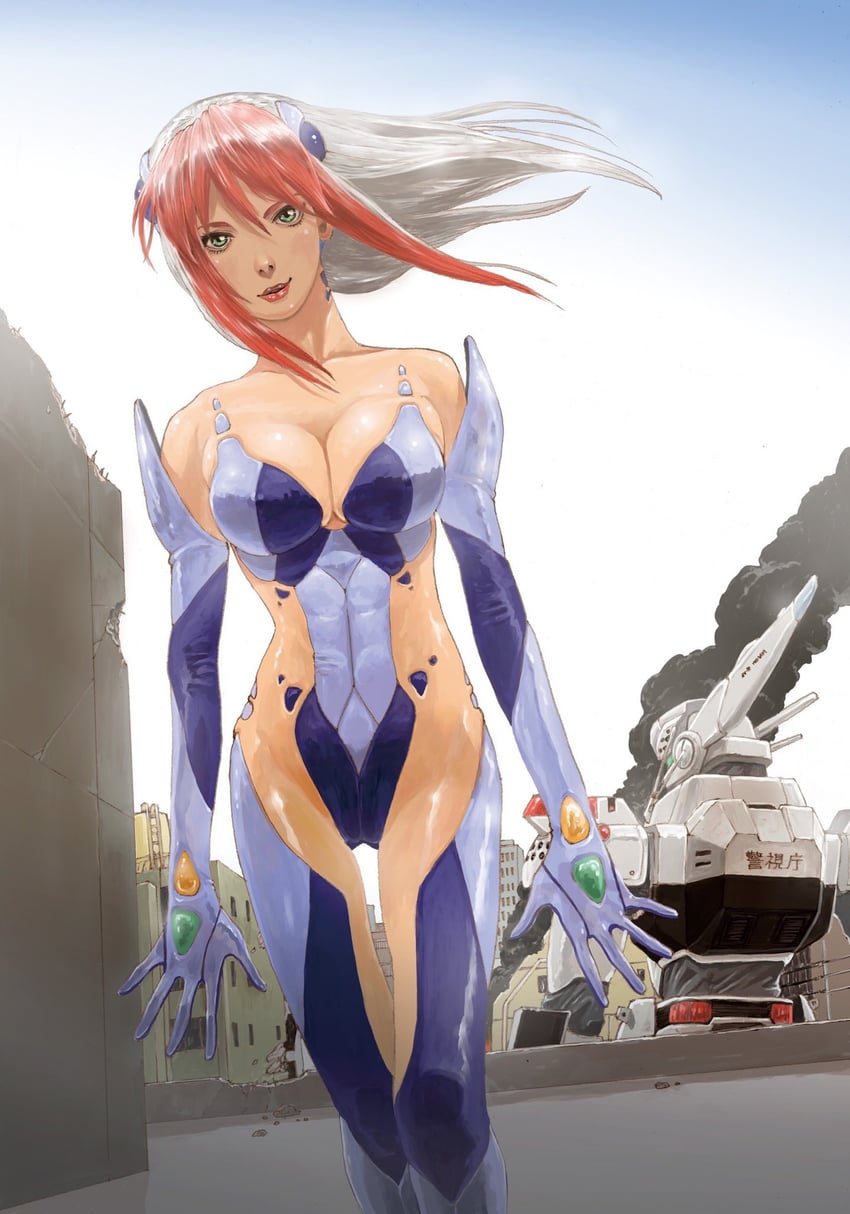 birdy cephon altera and av-98 ingram (kidou keisatsu patlabor and 1 more) drawn by kasahara_tetsurou