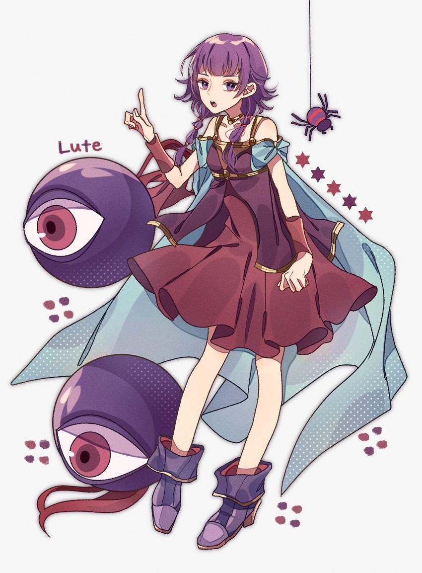 lute and mogall (fire emblem and 1 more) drawn by rutata