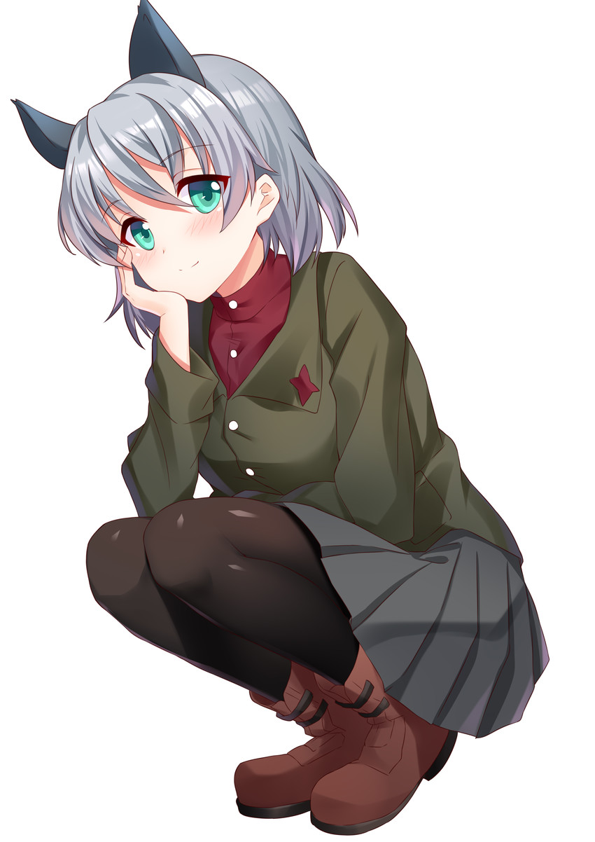 sanya v. litvyak (world witches series and 1 more) drawn by lucha_tongxie
