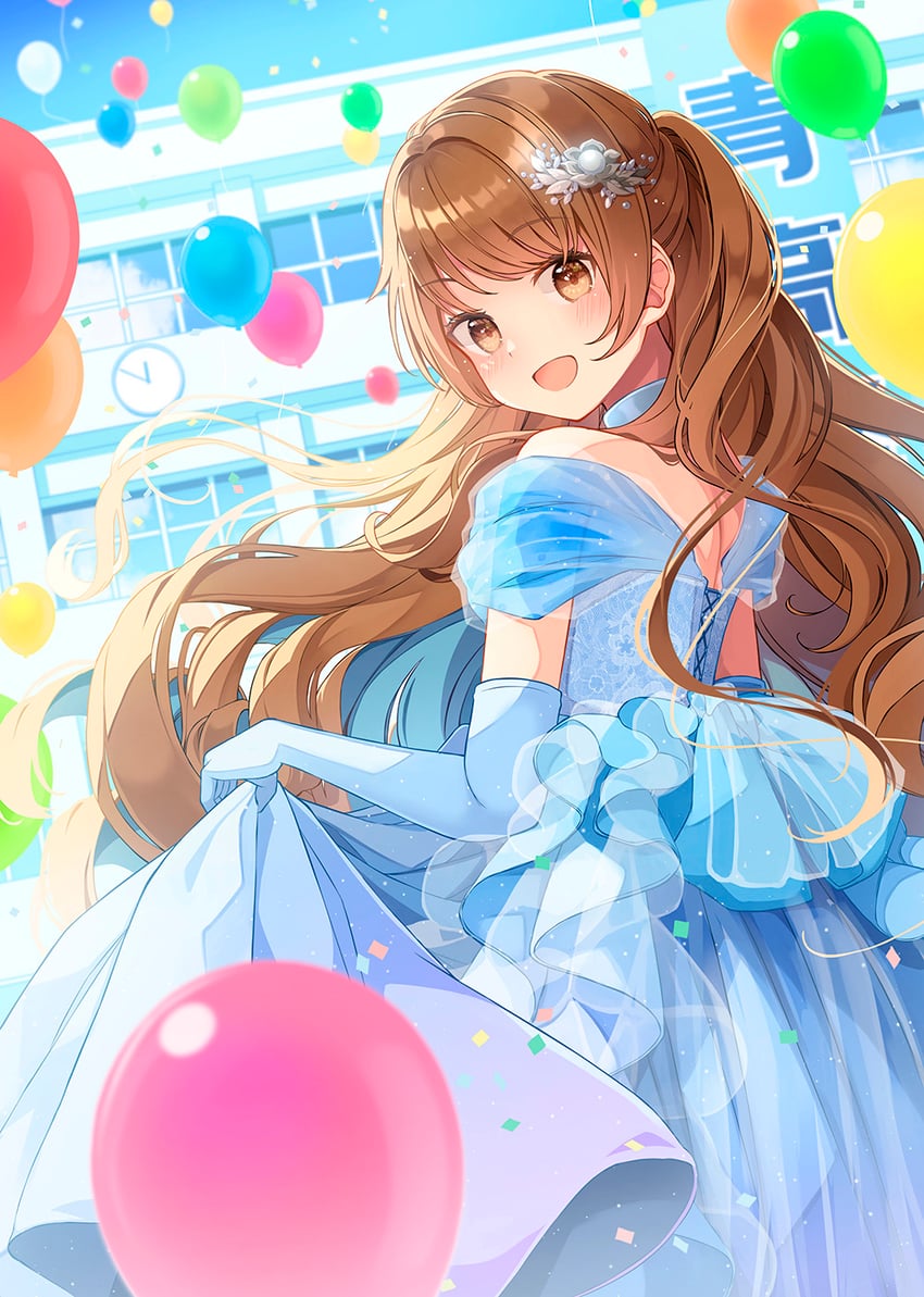 terazaki kaoru (real mo tama ni wa uso wo tsuku) drawn by niichi_(komorebi-palette)