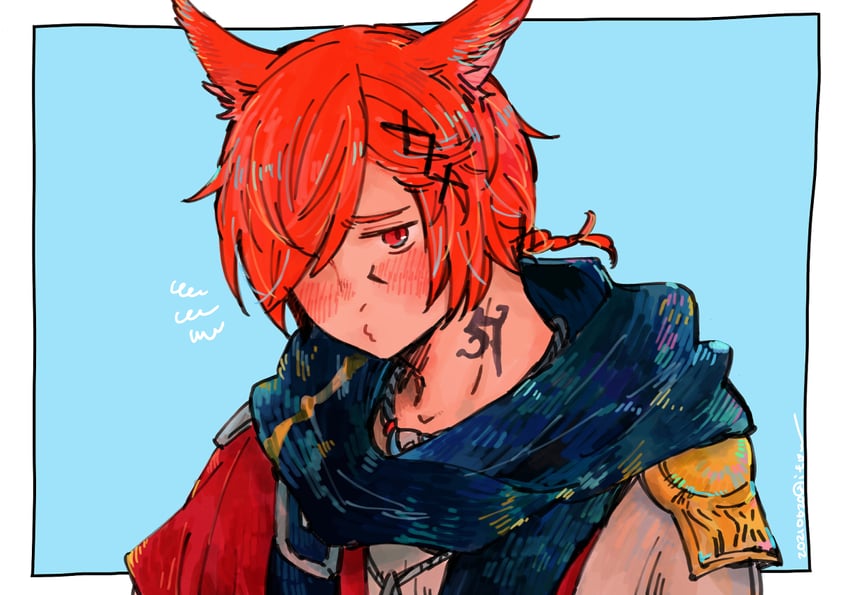 g'raha tia (final fantasy and 1 more) drawn by itowo_(itowc)