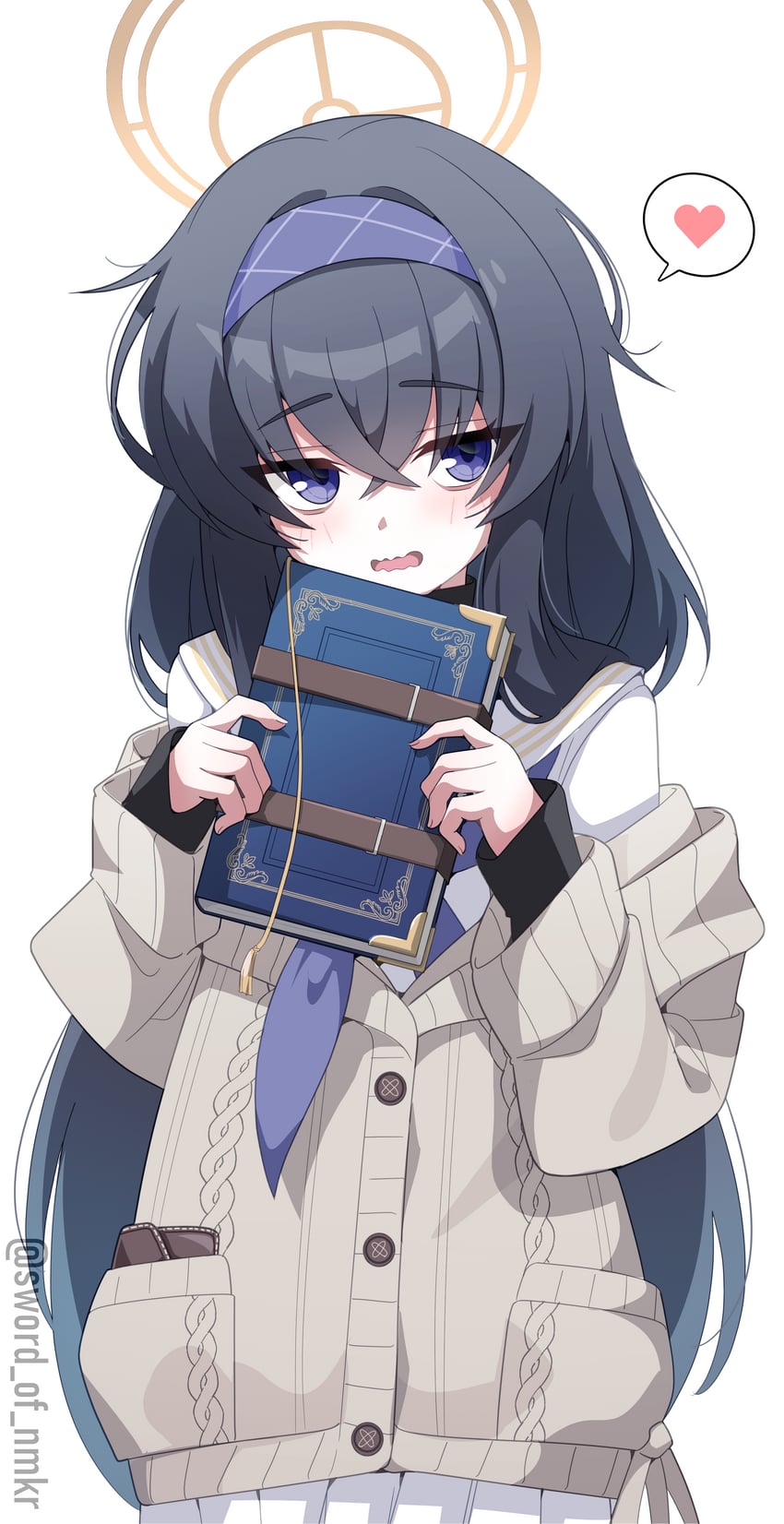 ui (blue archive) drawn by murasame_(sword_of_nmkr)