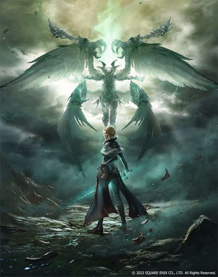 garuda and benedikta harman (final fantasy and 1 more)