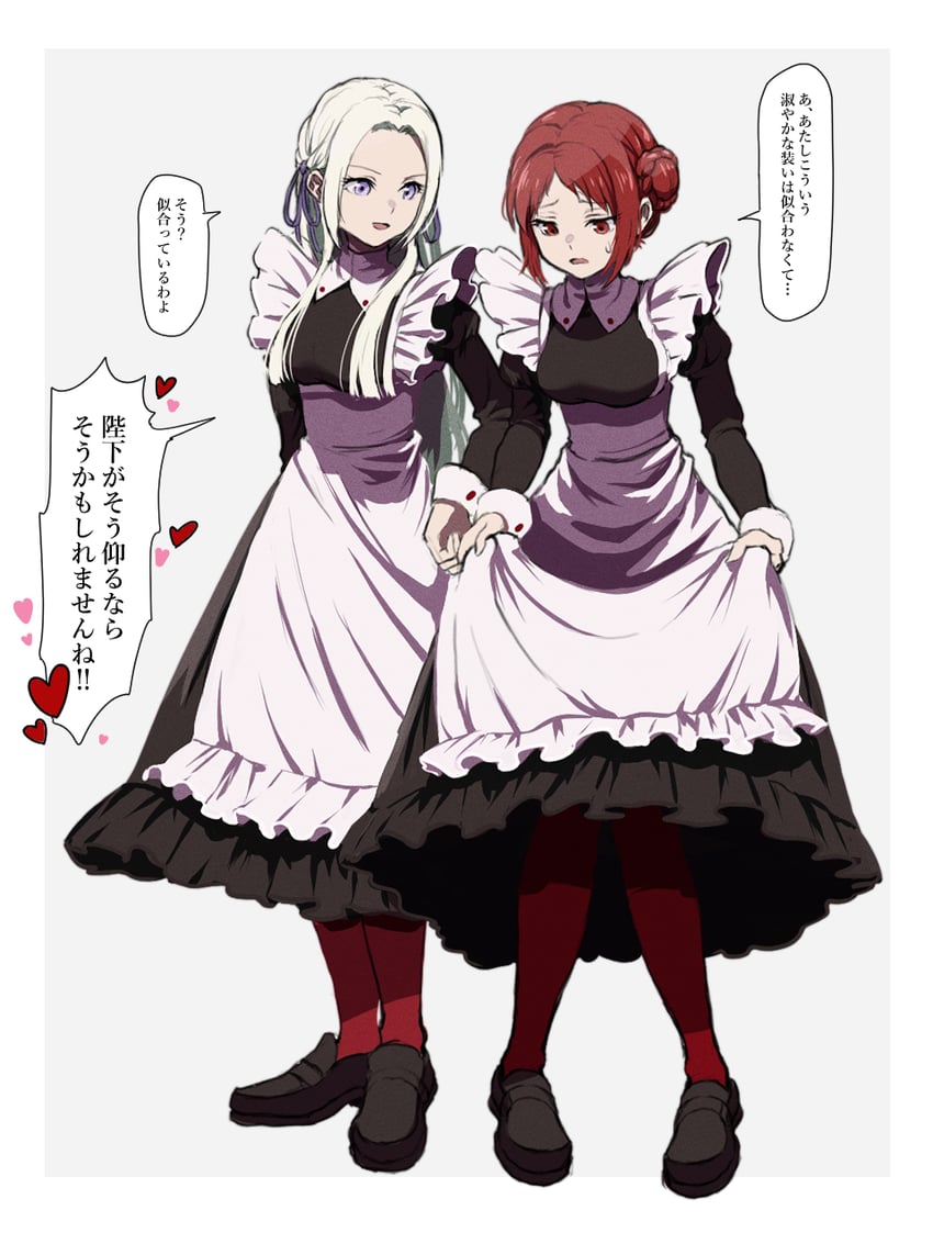 edelgard von hresvelg and monica von ochs (fire emblem and 1 more) drawn by nieto_tokage