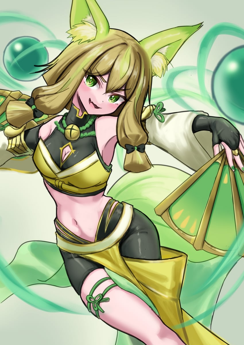 hu-li the jewel mikanko (yu-gi-oh!) drawn by marshallbanana_(mashallbanana9)