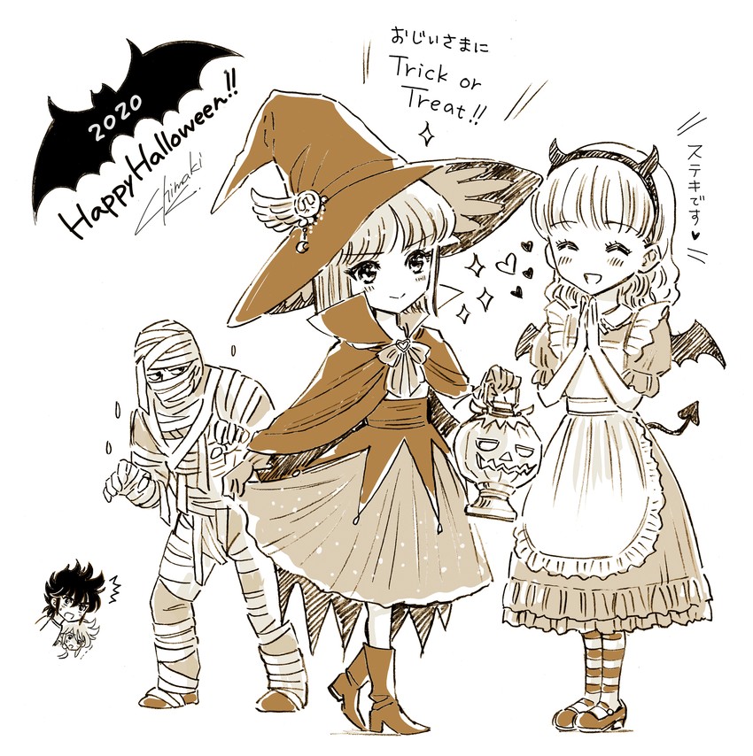 kido saori, pegasus seiya, equuleus shoko, delphinus mii, and tatsumi tokumaru (saint seiya and 1 more) drawn by kuori_chimaki