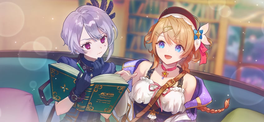 resna sternenlicht and johanna (atelier and 1 more) drawn by noco_(adamas) and umiu_geso