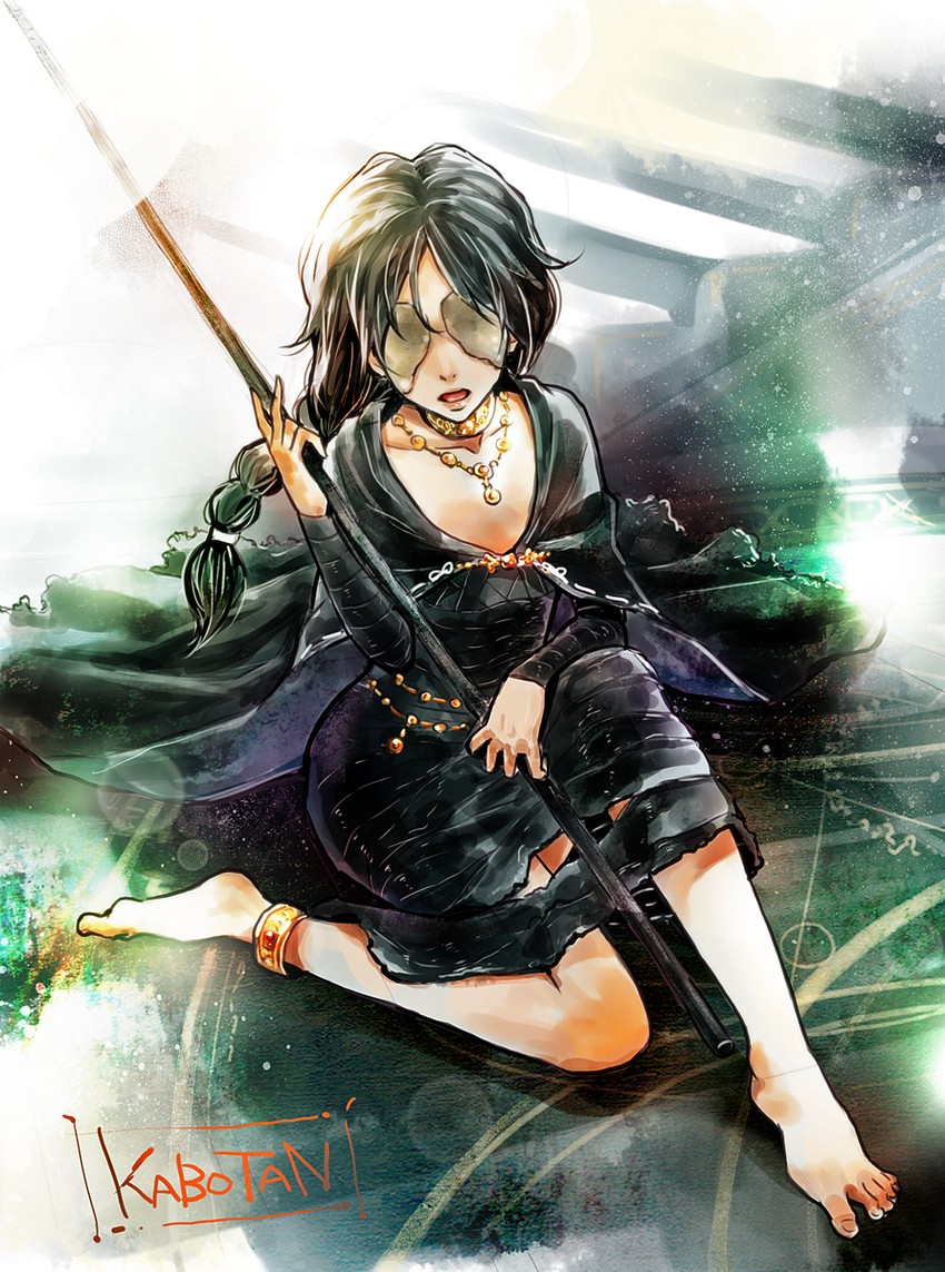 maiden in black (demon's souls) drawn by minimaru