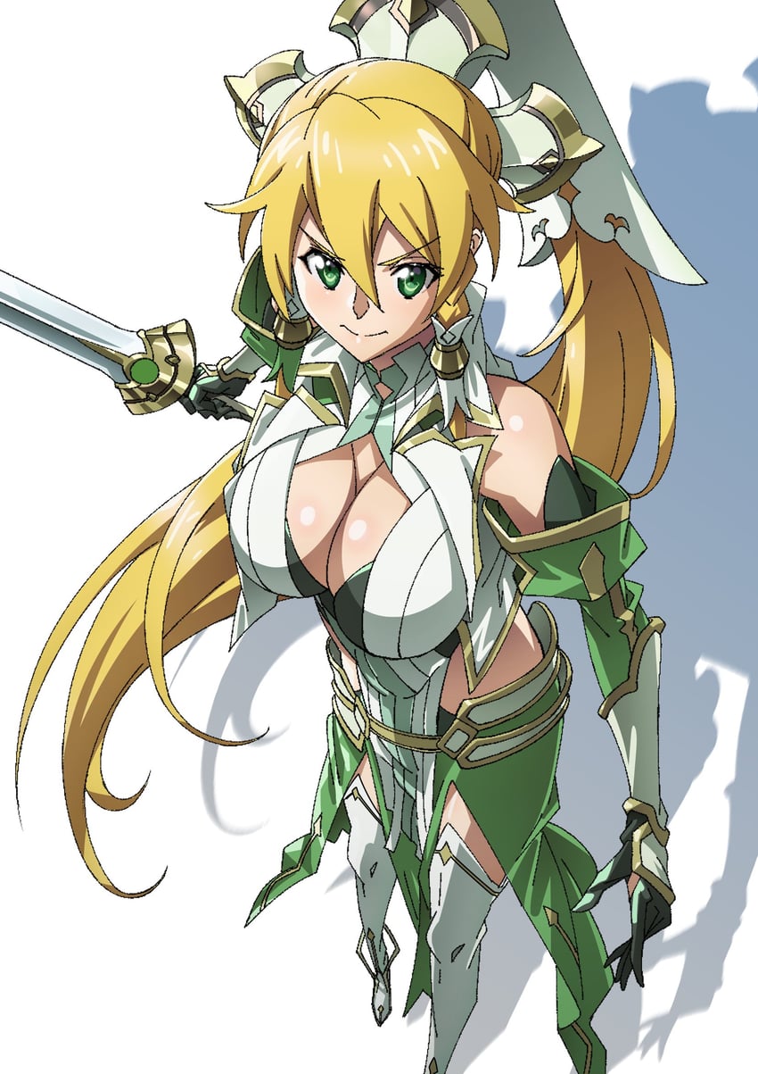 leafa (sword art online and 2 more) drawn by paintedmike