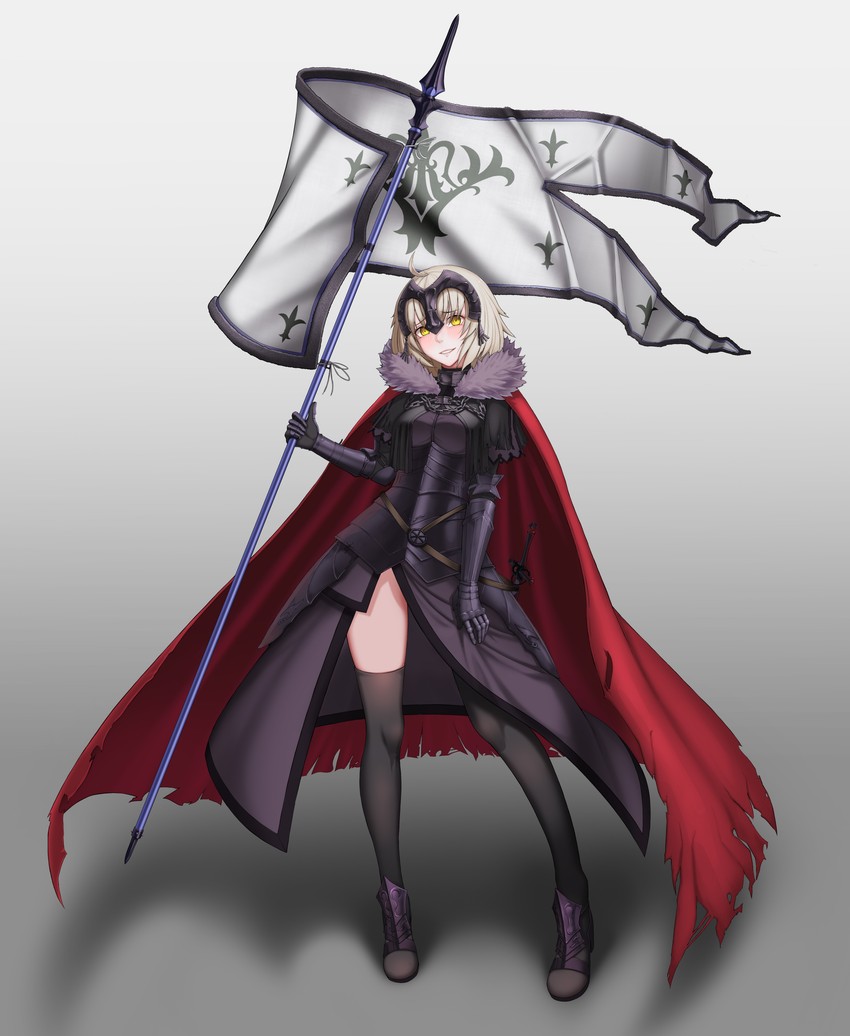 jeanne d'arc alter (fate and 1 more) drawn by luskin78