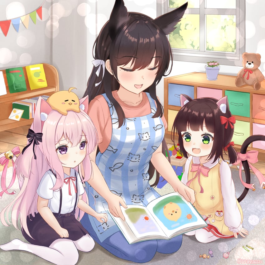 manjuu, atago, kisaragi, and mutsuki (azur lane) drawn by paashe