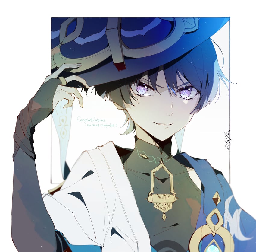 scaramouche and wanderer (genshin impact) drawn by aiwo_o_lite