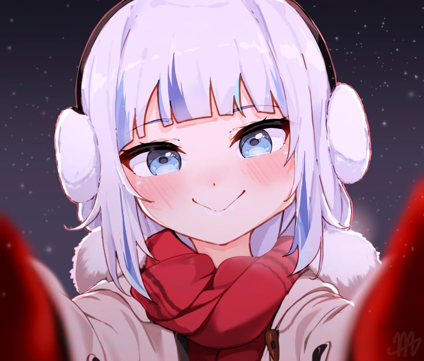 gawr gura (hololive and 1 more) drawn by ma_draws
