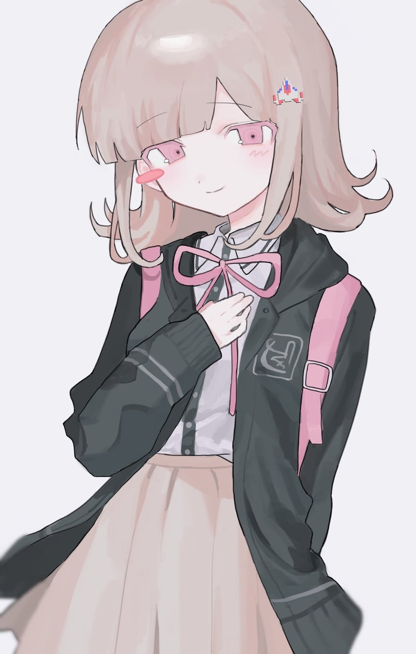 nanami chiaki (danganronpa and 1 more) drawn by nial