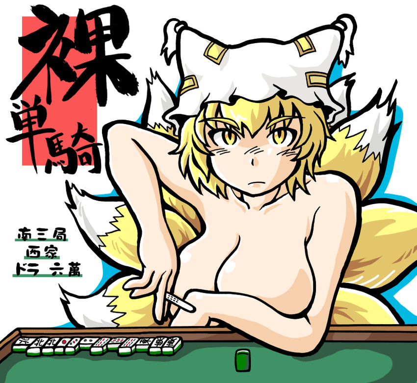 yakumo ran (touhou) drawn by ginrin