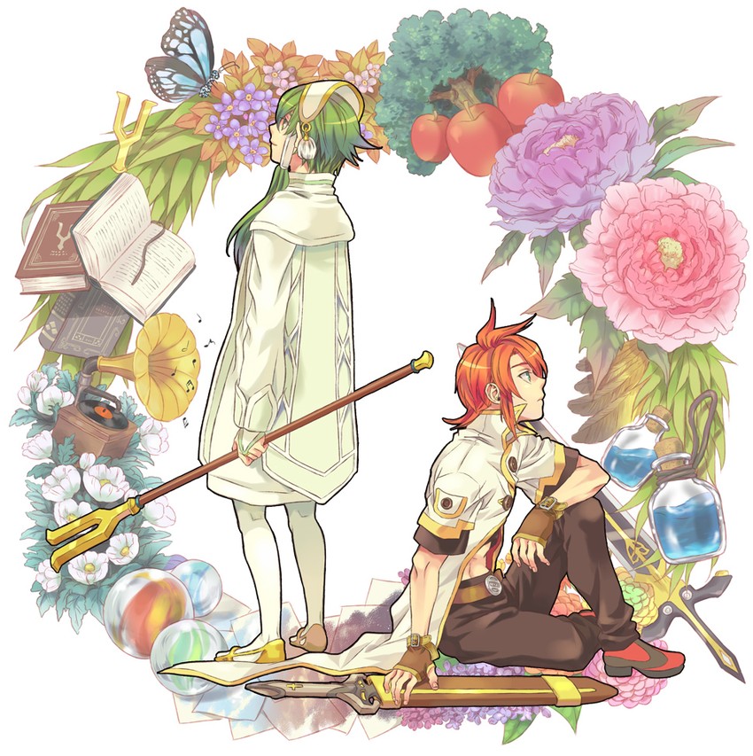 luke fon fabre and ion (tales of and 1 more) drawn by miho_(mi)